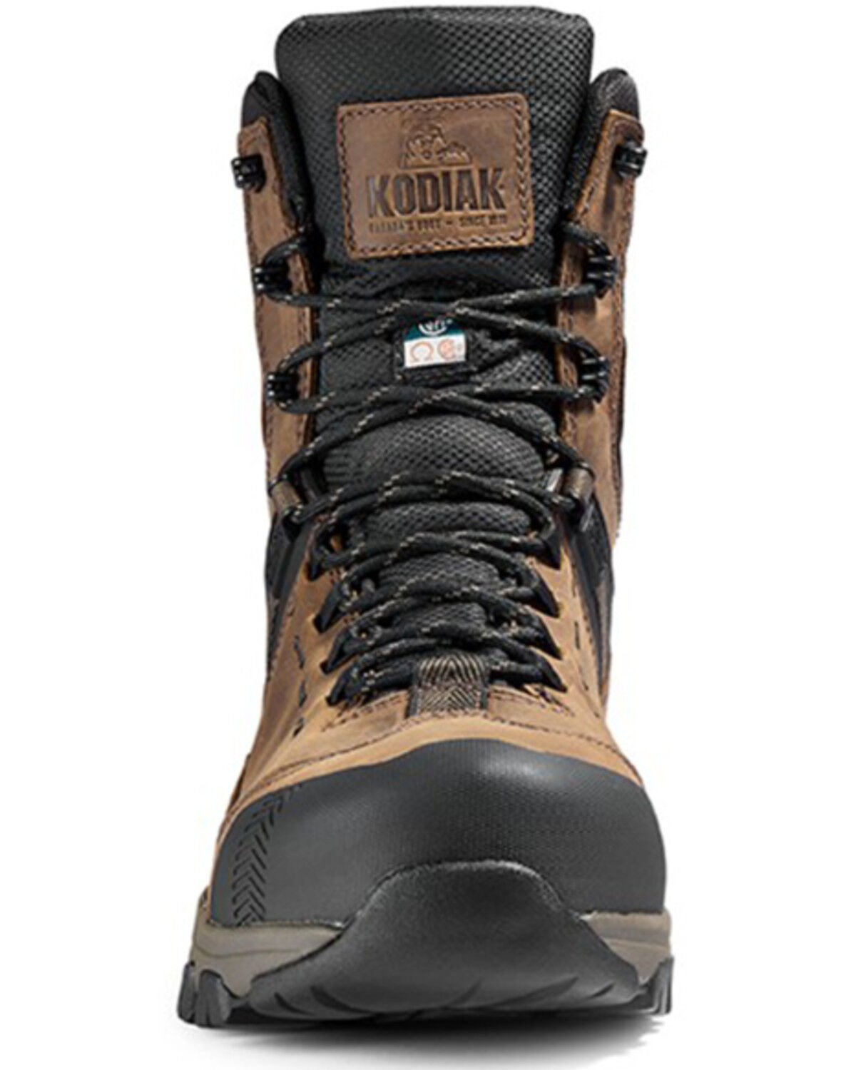 Image #4 - Kodiak Men's Quest Bound 8" Lace-Up Waterproof Work Boots - Composite Toe, Brown, hi-res