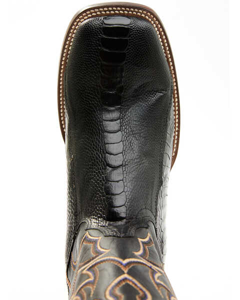 Image #6 - Cody James Men's Exotic Ostrich Leg Western Boots - Broad Square Toe, Black, hi-res