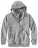 Image #1 - Carhartt Men's Rain Defender Paxton Hooded Zip Work Sweatshirt, Hthr Grey, hi-res