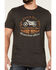 Moonshine Spirit Men's Moto Club Graphic Short Sleeve Charcoal T-Shirt  , Charcoal, hi-res