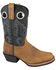Smoky Mountain Boys' Mesa Western Boots - Square Toe, Brown, hi-res