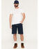 Image #1 - Dickies Men's 11" Utility Stretch Denim Shorts, Dark Wash, hi-res