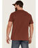 Image #4 - Brothers and Sons Men's Rage Campfire Slub Graphic Short Sleeve T-Shirt, Red, hi-res