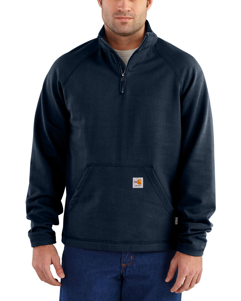Carhartt Men's Flame Resistant Force Quarter-Zip Fleece Pullover | Sheplers