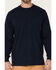 Image #3 - Hawx Men's Solid Forge Long Sleeve Work Pocket T-Shirt, Navy, hi-res