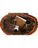 Image #2 - American West Chestnut Brown Mojave Canyon Large Zip Top Tote, Chestnut, hi-res