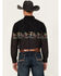 Image #4 - Roper Men's Vintage Horse Border Print Long Sleeve Snap Western Shirt, Black, hi-res
