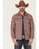 Justin Men's Jackson Plaid Print Long Sleeve Snap Shirt Jacket , Multi, hi-res