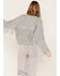 Image #4 - Wild Moss Women's Fringe Sweater, Charcoal, hi-res