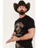 Image #2 - Pendleton Men's Boot Barn Exclusive Bucking Horse SMU Western Short Sleeve T-Shirt, Black, hi-res