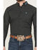 Image #3 - Ariat Men's Team Abel Geo Print Long Sleeve Button-Down Western Shirt, Black, hi-res