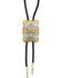 Cody James Men's Horse and Cross Bolo Tie, Silver, hi-res