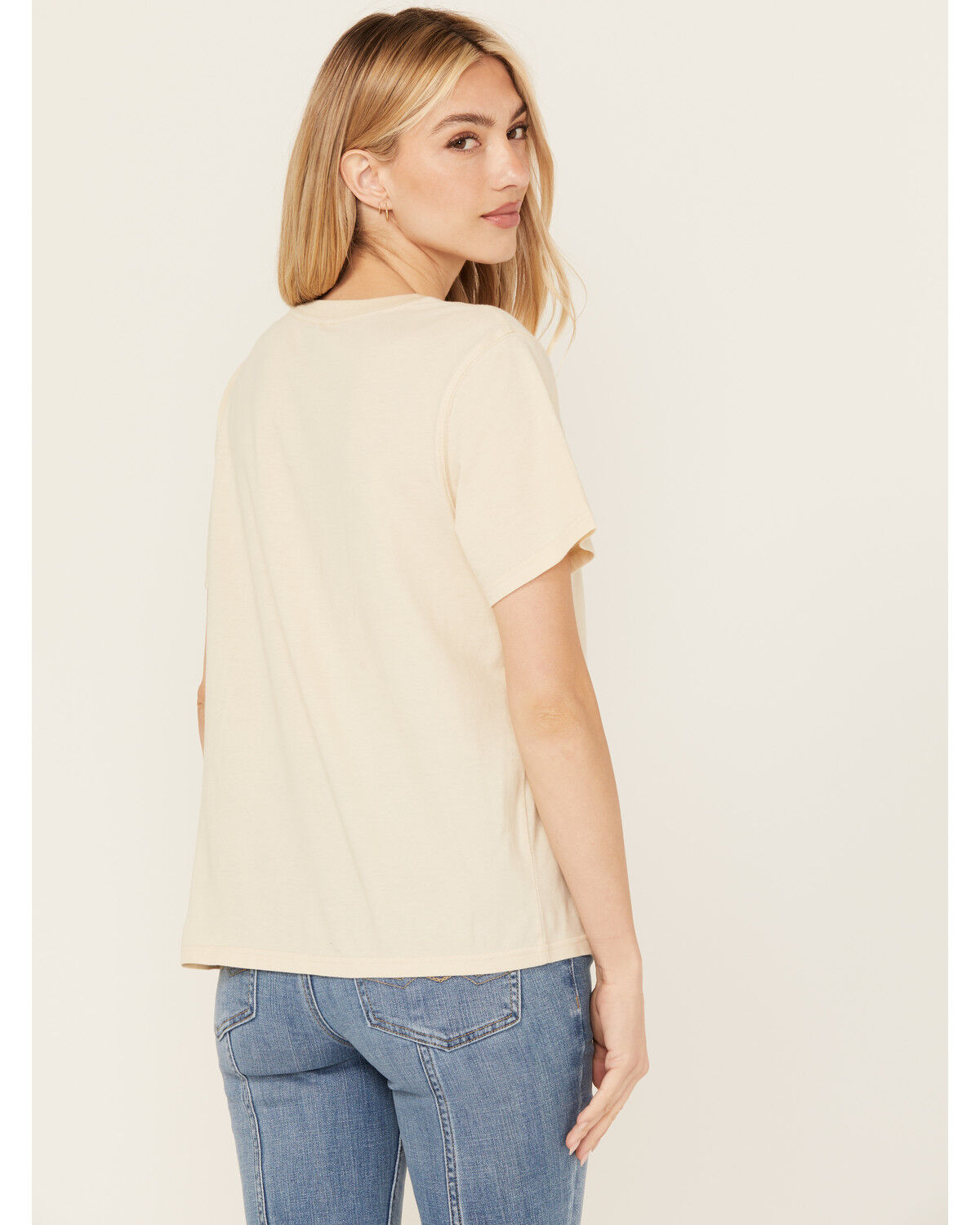Image #4 - Idyllwind Women's Not Today Cowboy Boyfriend Fit Short Sleeve Graphic Tee, Nude, hi-res