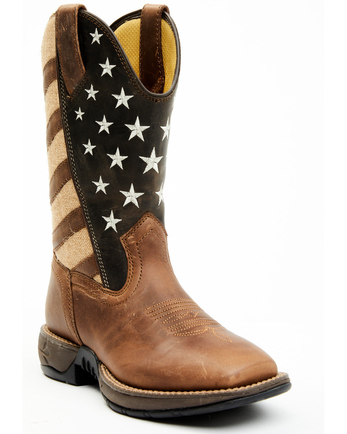 Image #1 - RANK 45® Women's Xero Gravity Lite Western Performance Boots - Broad Square Toe, Multi, hi-res