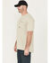 Image #3 - Ariat Men's Rebar Workman Brickyard Short Sleeve Work Shirt, Grey, hi-res