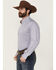 Image #2 - Cinch Men's Striped Print Long Sleeve Button-Down Stretch Western Shirt, Purple, hi-res