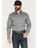 Image #1 - Hawx Men's FR Woven Long Sleeve Button-Down Work Shirt, Grey, hi-res