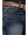 Image #2 - Ariat Men's M7 Travis Torrington Dark Wash Slim Straight Stretch Jeans, Medium Wash, hi-res