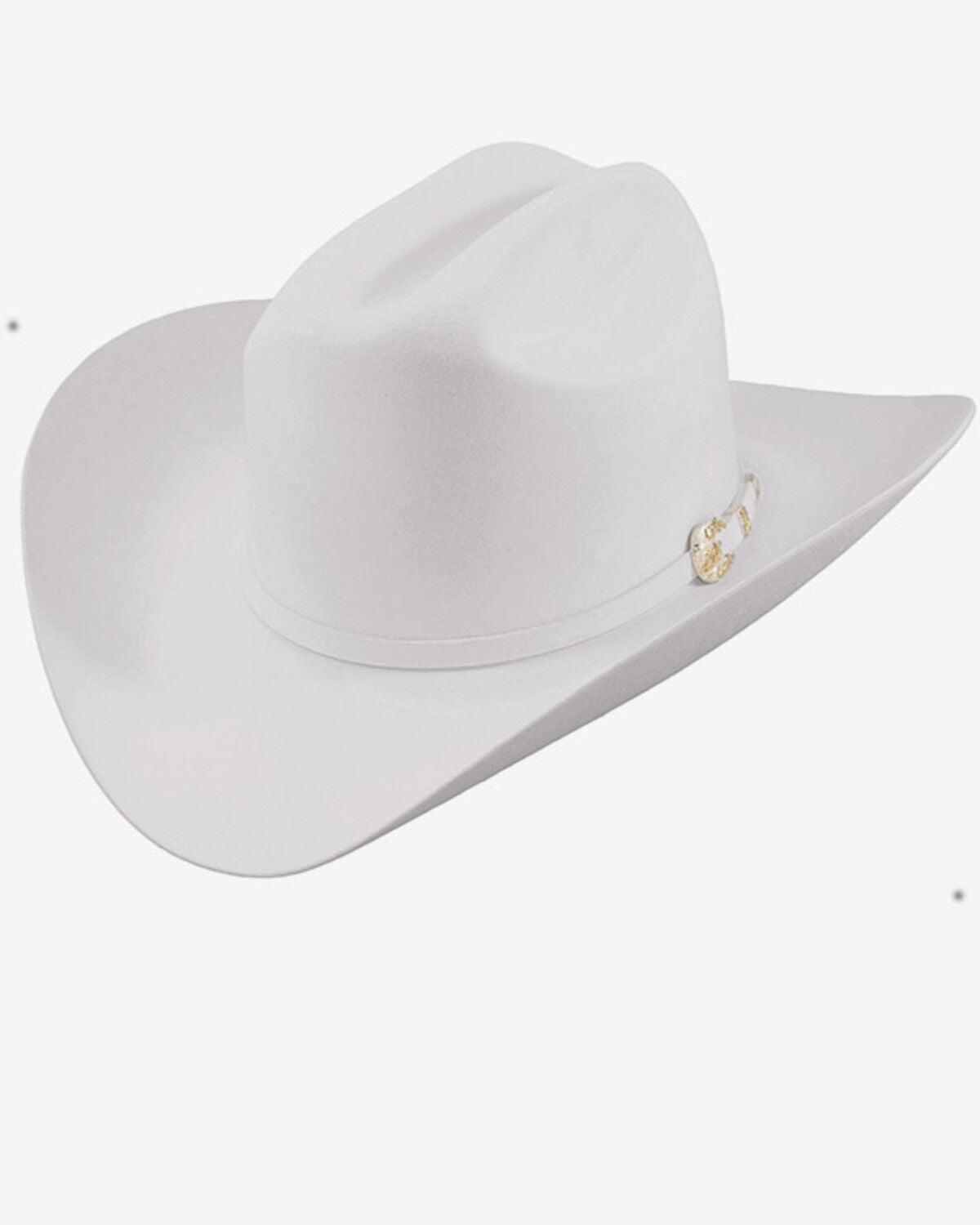Image #1 - Larry Mahan Imperial 1000X Felt Cowboy Hat, White, hi-res