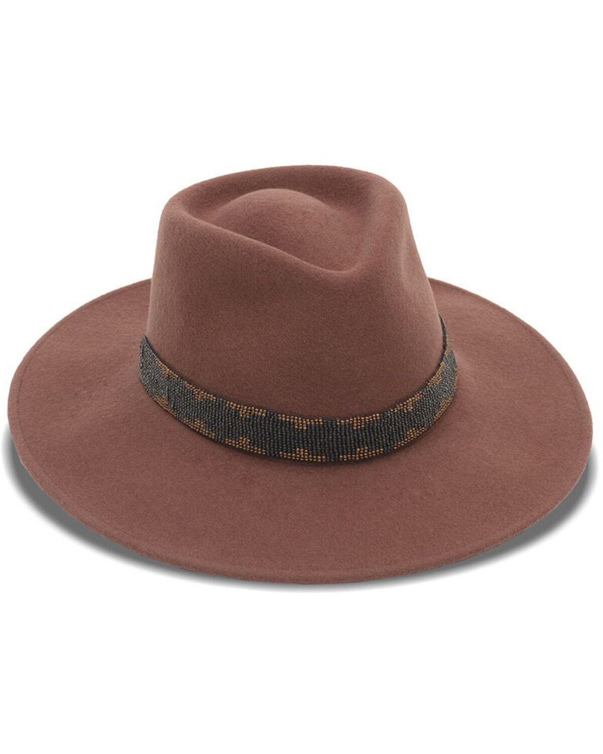 Image #1 - Nikki Beach Women's Rogue Western Felt Rancher Hat, Rust Copper, hi-res