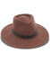 Image #1 - Nikki Beach Women's Rogue Western Felt Rancher Hat, Rust Copper, hi-res