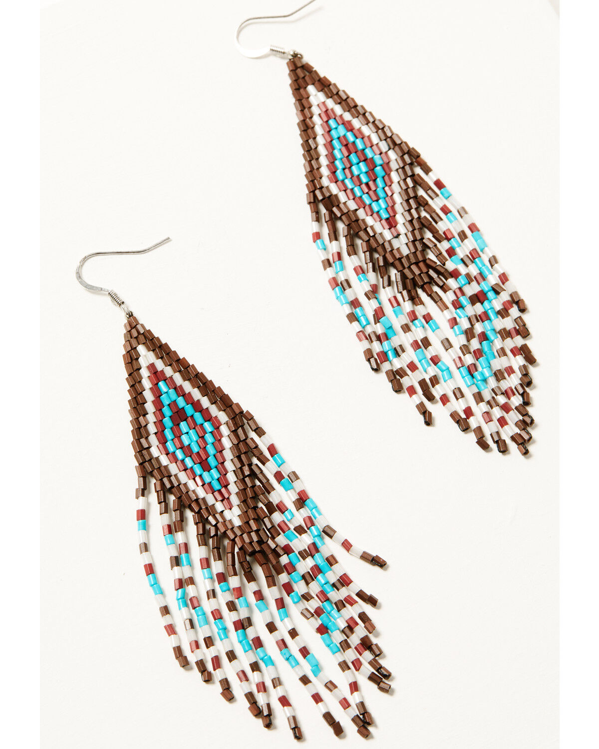 Image #2 - Idyllwind Women's Brookhaven Beaded Earrings, Brandy Brown, hi-res