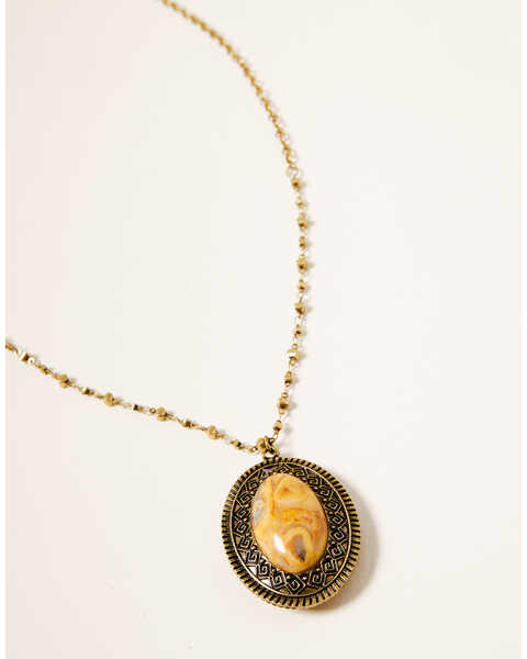 Shyanne Women's Winslow Reversible Medallion Necklace Set, Gold, hi-res