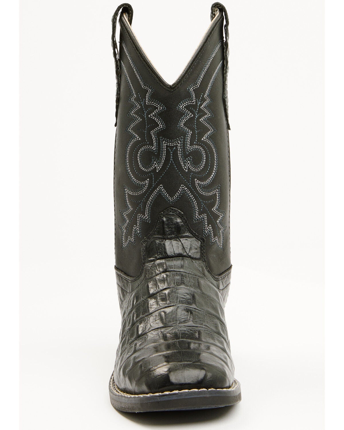 Image #4 - Cody James Boys' Beau Western Boots - Broad Square Toe, Black, hi-res