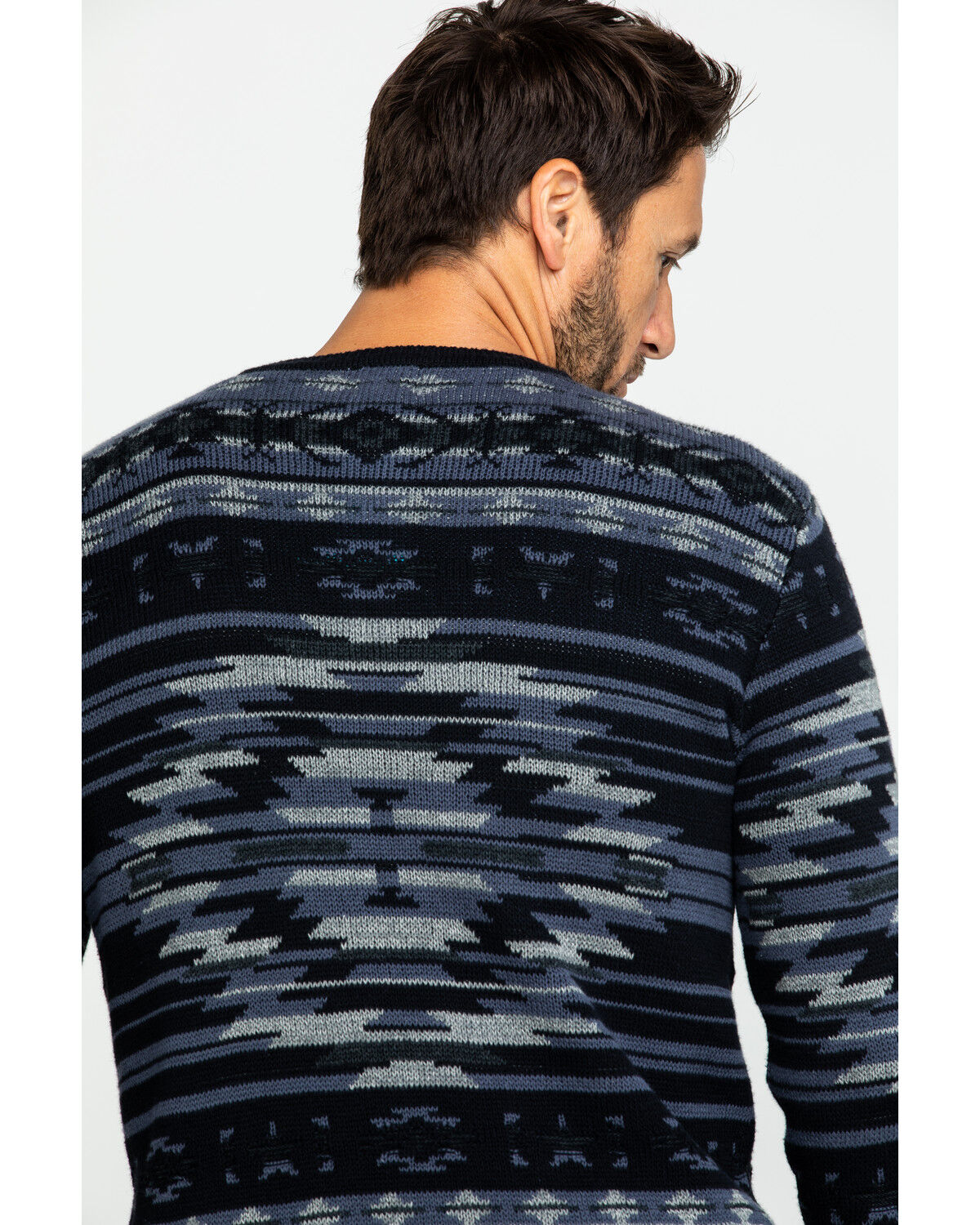 aztec print mens sweater