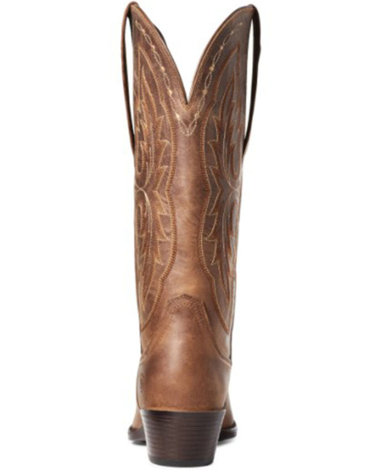 Image #4 - Ariat Women's Heritage Bantamweight Elastic Calf Western Boots - Snip Toe, Brown, hi-res