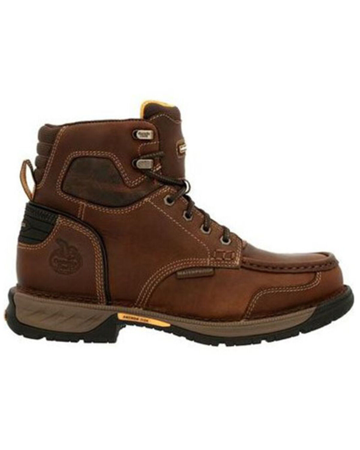 Image #2 - Georgia Boot Men's Athens 360 Waterproof Work Boots - Steel Toe, Brown, hi-res