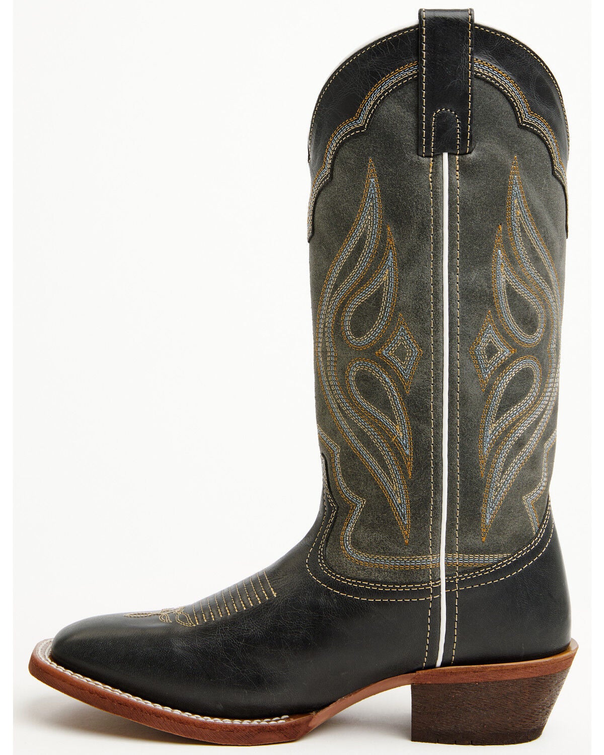 Image #3 - Laredo Women's Irone Belle Performance Western Boots - Square Toe, Navy, hi-res
