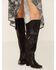Image #1 - Dan Post Women's Jilted Fashion Western Boots - Snip Toe, Black, hi-res