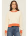 Image #1 - Cleo + Wolf Women's Colorblock And Stitch Sweater, Sand, hi-res