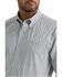 Image #2 - George Strait by Wrangler Men's Striped Print Long Sleeve Button-Down Stretch Western Shirt - Big, Light Grey, hi-res