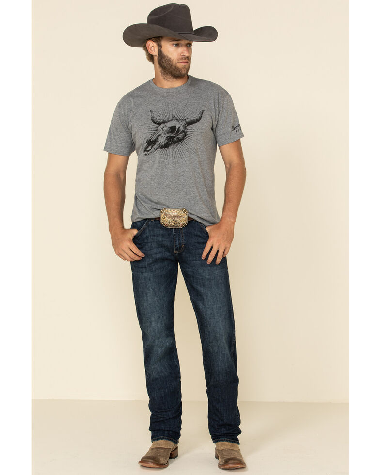 Wrangler Retro Men's Maverick Dark Stretch Slim Straight Jeans , Blue, hi-res