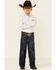 Cody James Boys' Night Hawk Medium Wash Mid Rise Stretch Relaxed Bootcut Jeans, Blue, hi-res