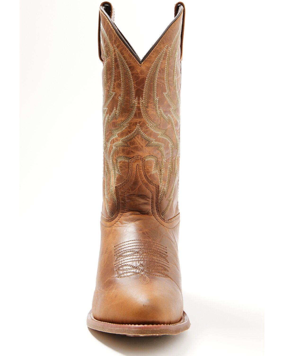 Image #4 - Laredo Men's Novak Performance Western Boots - Round Toe, Tan, hi-res