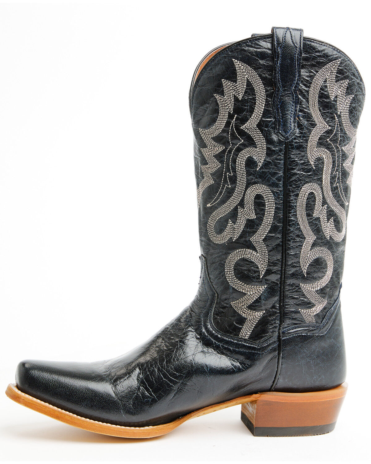 Image #3 - Dan Post Men's Calvin Tall Western Boots - Square Toe, Blue, hi-res