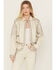 Image #1 - Wonderwest Women's Birch Studded Denim Jacket , White, hi-res