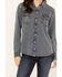 Image #3 - STS Ranchwear By Carroll Women's Duke Long Sleeve Snap Denim Western Shirt, Medium Wash, hi-res