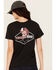 Image #4 - Wrangler RIGGS Women's Boot Barn Exclusive Talons Short Sleeve Graphic Work Tee, Black, hi-res