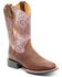 Shyanne Women's Antiquity Western Performance Boots - Broad Square Toe, Brown, hi-res