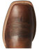 Ariat Men's Layton Western Performance Boots - Broad Square Toe, Brown, hi-res