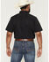 Image #4 - Cody James Men's Basic Solid Short Sleeve Button-Down Stretch Western Shirt, Black, hi-res