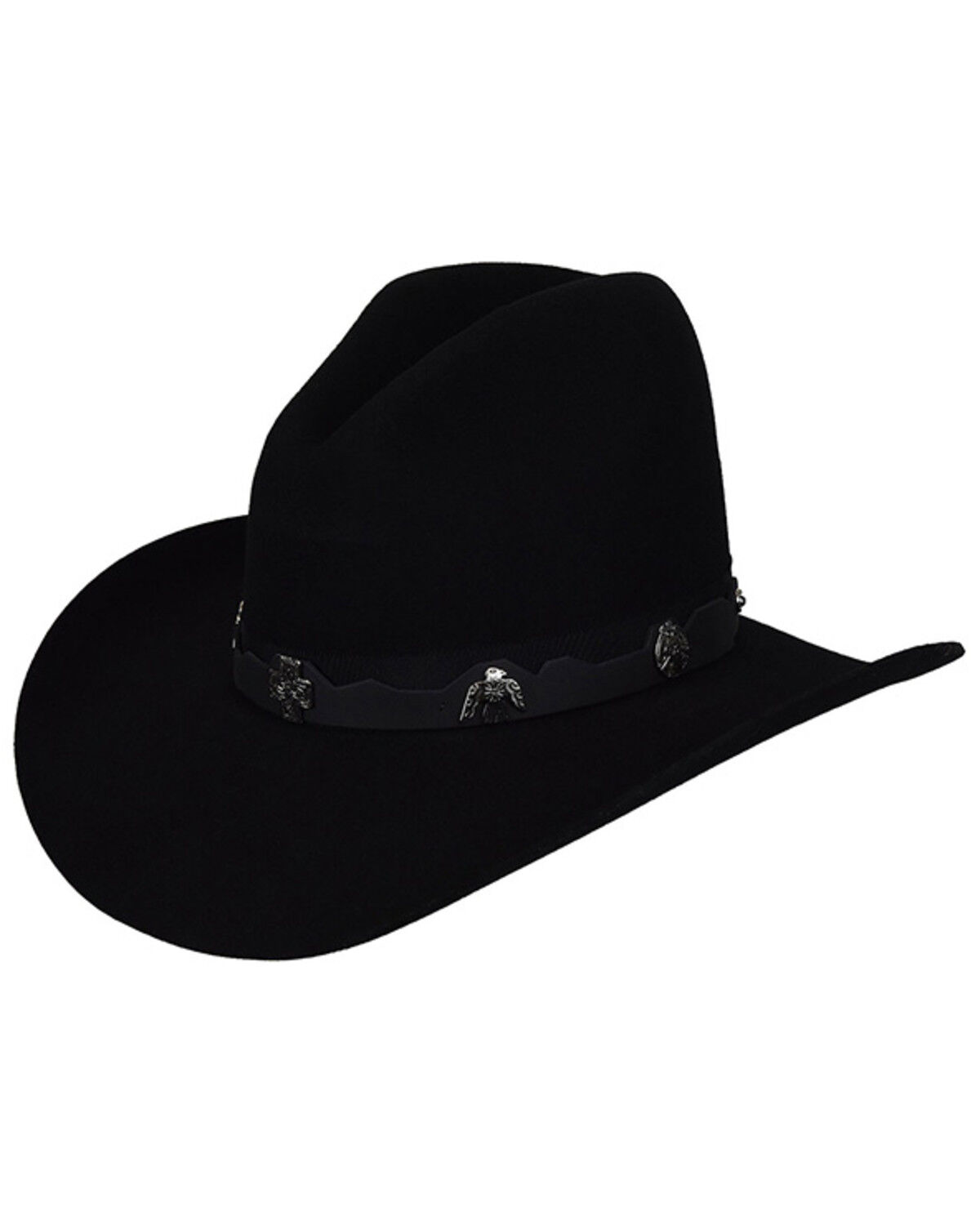 Image #1 - Bailey Hobson 2X Felt Western Fashion Hat, Black, hi-res