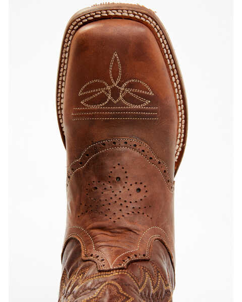 Image #12 - Dan Post Men's Embroidered Western Performance Boots - Broad Square Toe , Medium Brown, hi-res