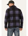 Image #4 - Brixton Men's Bowery Arctic Plaid Print Long Sleeve Snap Stretch Flannel Shirt, Navy, hi-res