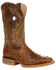 Image #1 - Durango Men's Rebel Full-Quill Ostrich Western Boots - Square Toe, , hi-res