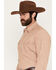 Image #2 - Wrangler X Cody Johnson Men's Solid Long Sleeve Pearl Snap Western Shirt, Brown, hi-res